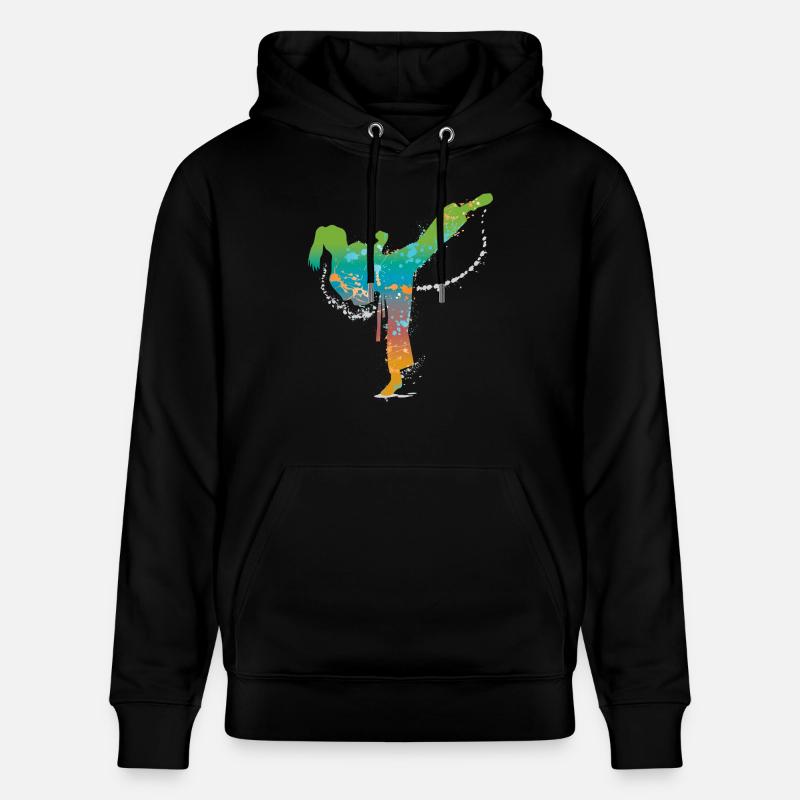 femelle karaté de - Sweat à capuche bio CRUISER Stanley/Stella Unisexe - noir