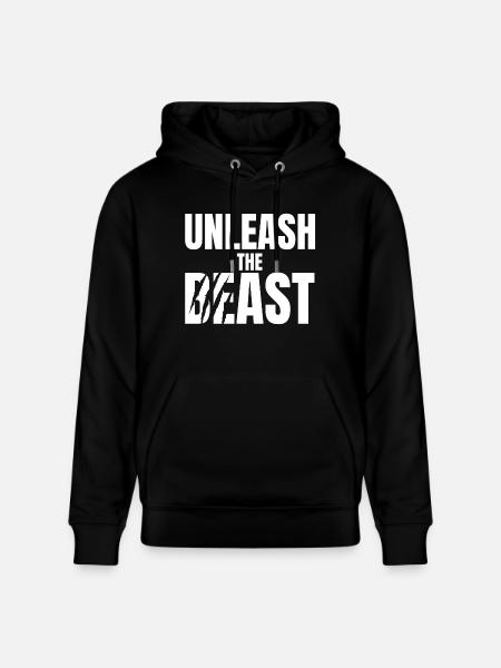 Unleash the Beast - Stanley/Stella CRUISER Unisex Organic Hoodie - black