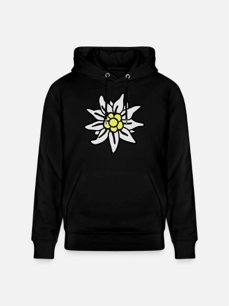 Edelweiss - - Wiesn - - Stanley/Stella CRUISER Unisex Organic Hoodie - black