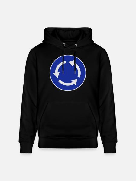 Kreisverkehr - Stanley/Stella Unisex Bio-Hoodie CRUISER - Schwarz