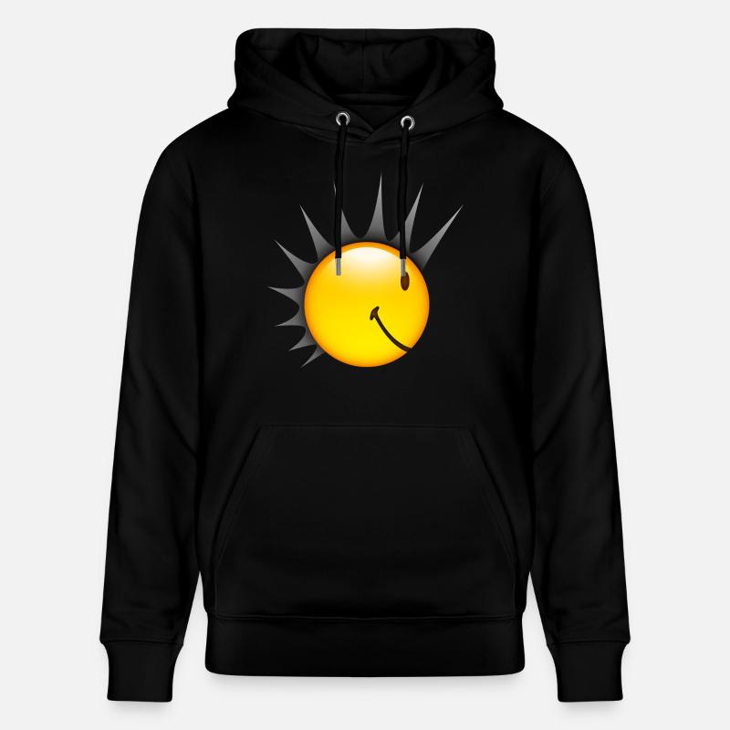 Smiley Punk Side - Sweat à capuche bio CRUISER Stanley/Stella Unisexe - noir