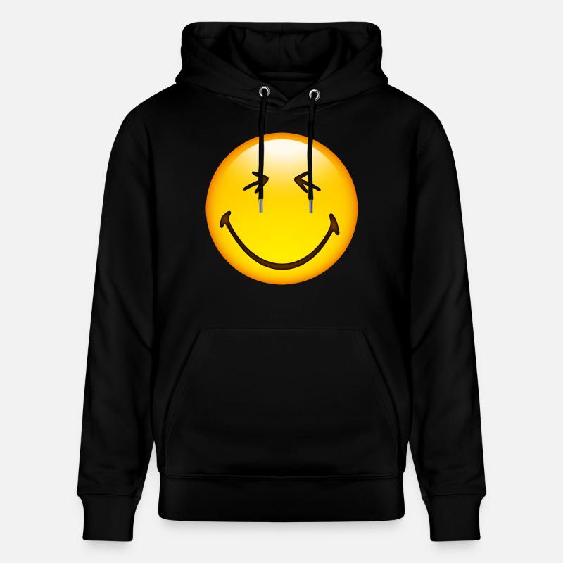 Smiley Happy - Sweat à capuche bio CRUISER Stanley/Stella Unisexe - noir