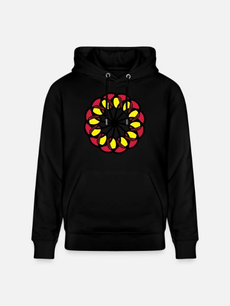 mandala - Stanley/Stella Unisex Bio-Hoodie CRUISER - Schwarz