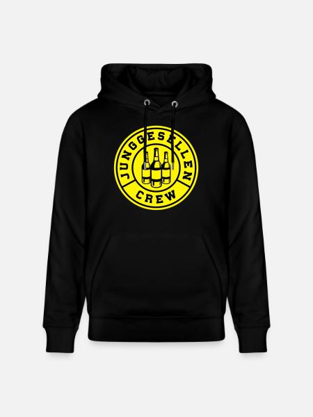 junggesellen crew bier - Stanley/Stella Unisex Bio-Hoodie CRUISER - Schwarz