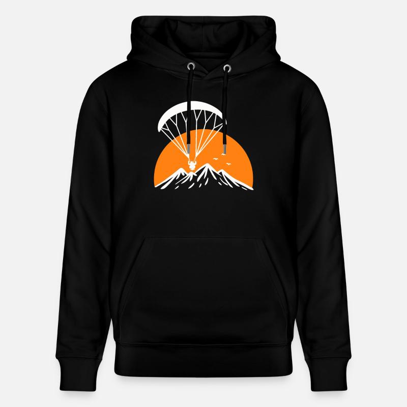 Paramotoring Rétro Design - Sweat à capuche bio CRUISER Stanley/Stella Unisexe - noir