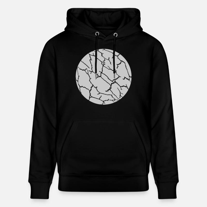 Ball Risse Muster Textur - Stanley/Stella Unisex Bio-Hoodie CRUISER  - Schwarz