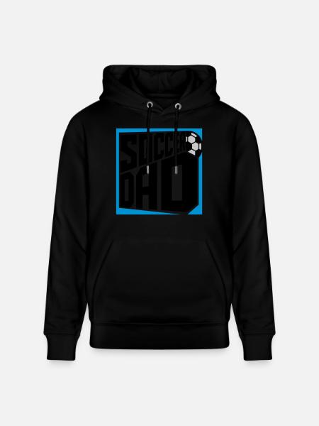 Logo Design Soccer Dad - Stanley/Stella CRUISER Unisex Organic Hoodie - black