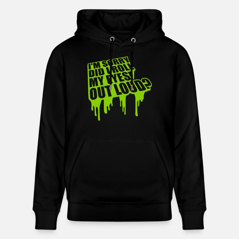 Roll My Eyes Out - Stanley/Stella Unisex Bio-Hoodie CRUISER - Schwarz