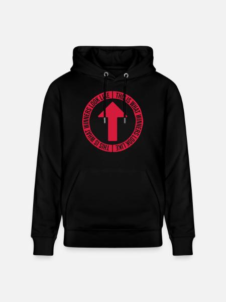 What Winners Look Like - Stanley/Stella CRUISER Unisex Organic Hoodie - black