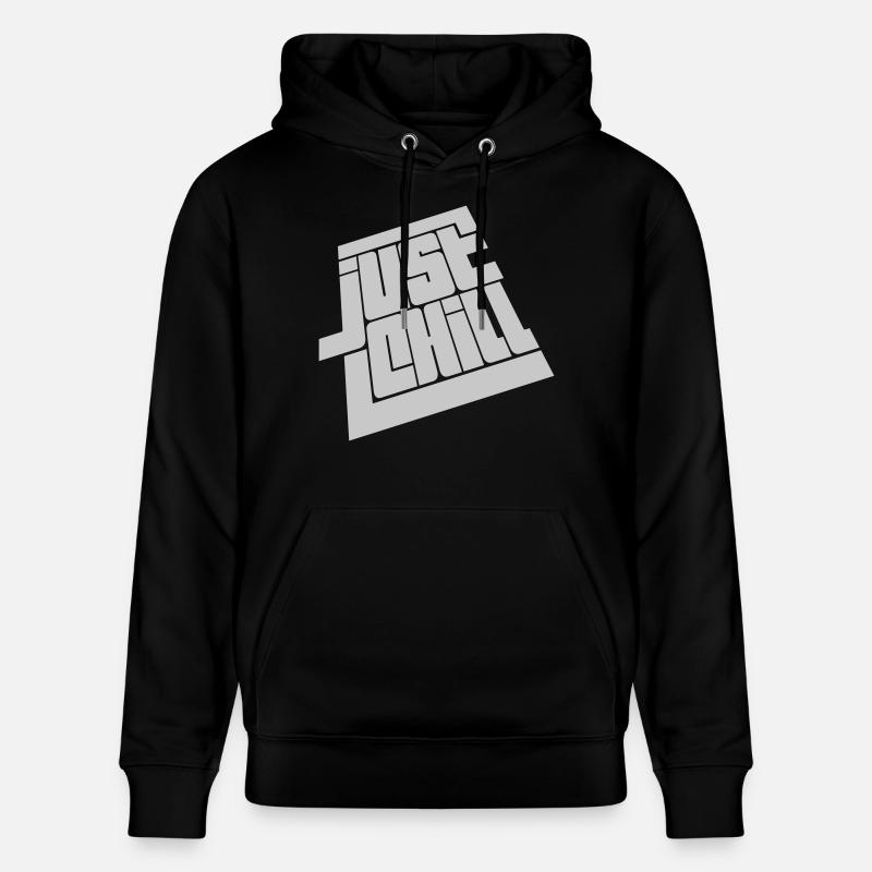 Relax Just Chill Logo - Sweat à capuche bio CRUISER Stanley/Stella Unisexe - noir