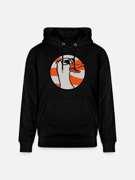 Circle Logo Sunglasses Goose - Stanley/Stella CRUISER Unisex Organic Hoodie - black