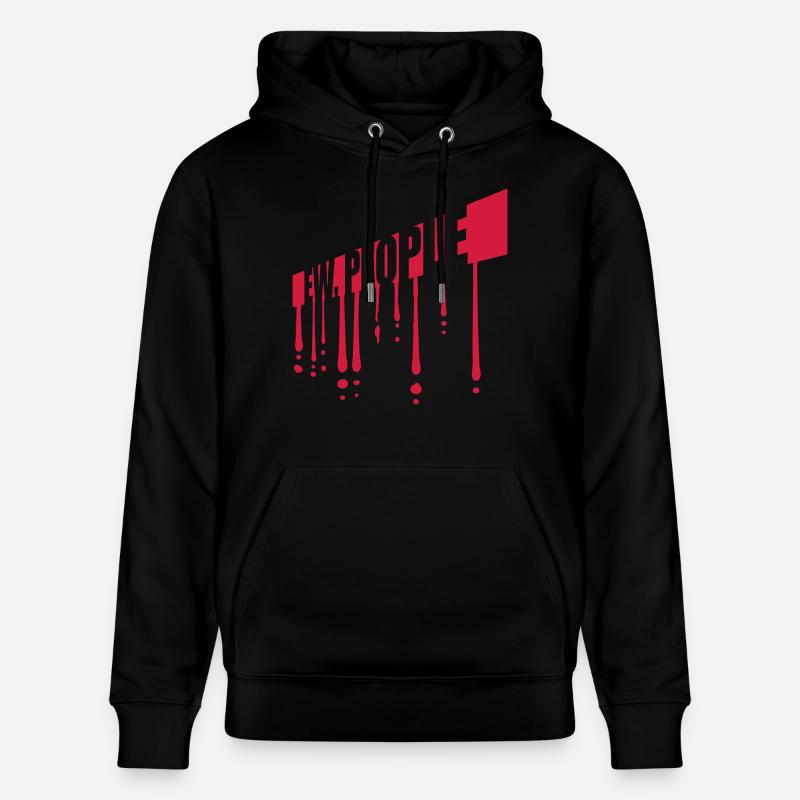 ew people citation drôle - Sweat à capuche bio CRUISER Stanley/Stella Unisexe - noir