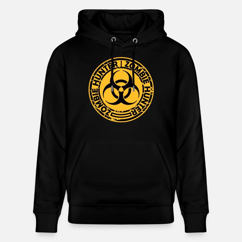 chasseur de zombies citation d’Halloween - Sweat à capuche bio CRUISER Stanley/Stella Unisexe - noir