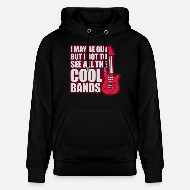 I may be old - Stanley/Stella Unisex Bio-Hoodie CRUISER  - Schwarz