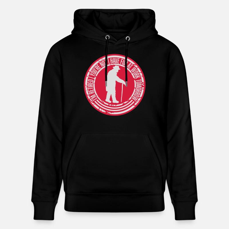 Amusez-vous au travail - Sweat à capuche bio CRUISER Stanley/Stella Unisexe - noir
