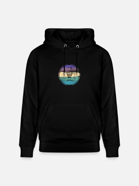 Badminton Equipment Design - Stanley/Stella CRUISER Unisex Organic Hoodie - black