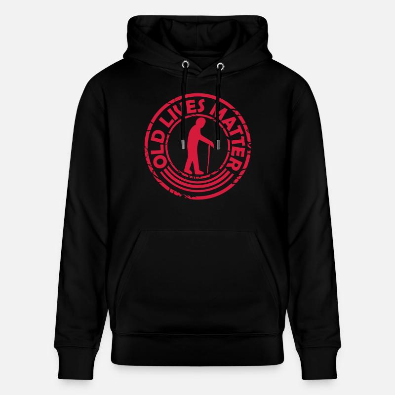 Citation Old Lives Matter - Sweat à capuche bio CRUISER Stanley/Stella Unisexe - noir