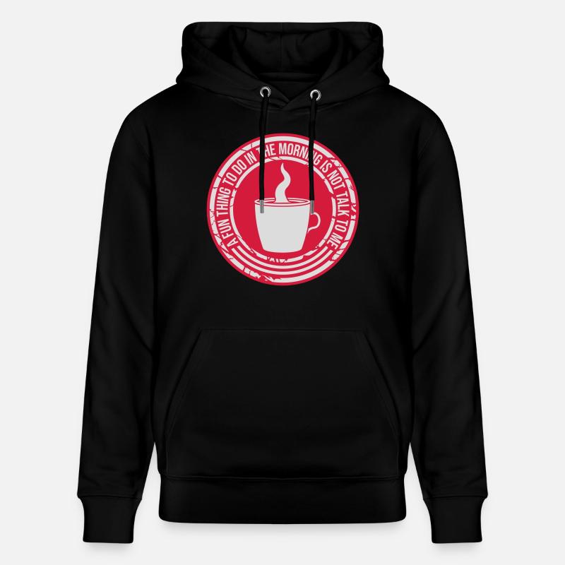 ne me parle pas - Sweat à capuche bio CRUISER Stanley/Stella Unisexe - noir