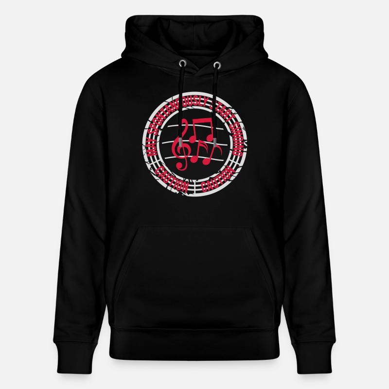 may spontaneously start singing - Stanley/Stella Unisex Bio-Hoodie CRUISER  - Schwarz