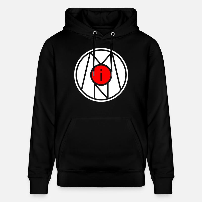 Symbole de la lune - Sweat à capuche bio CRUISER Stanley/Stella Unisexe - noir