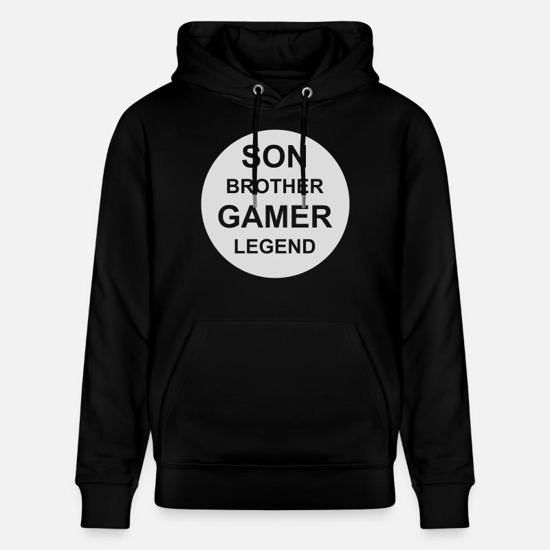Fils Frère Gamer Légende - Sweat à capuche bio CRUISER Stanley/Stella Unisexe - noir