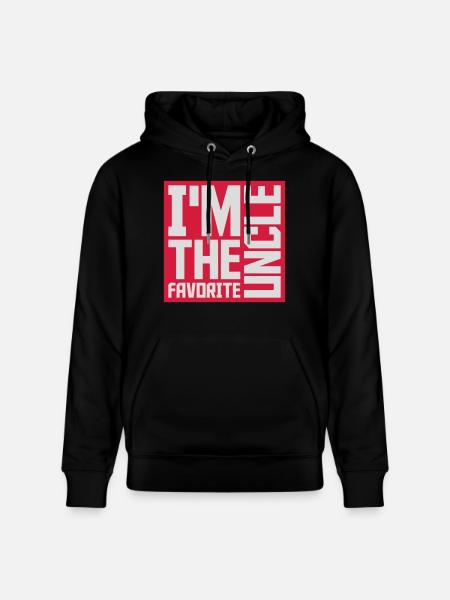 at The Favorite Uncle - Stanley/Stella CRUISER Unisex Organic Hoodie - black