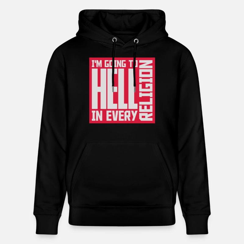 im going to hell - Stanley/Stella Unisex Bio-Hoodie CRUISER  - Schwarz