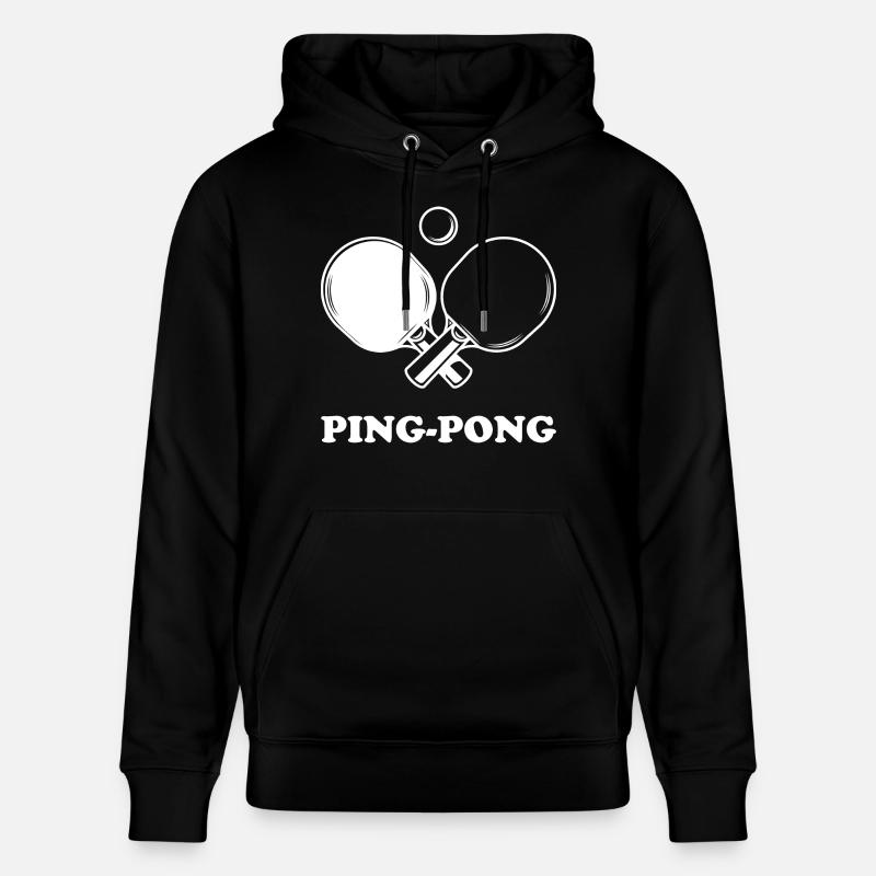 Ping pong - Sweat à capuche bio CRUISER Stanley/Stella Unisexe - noir