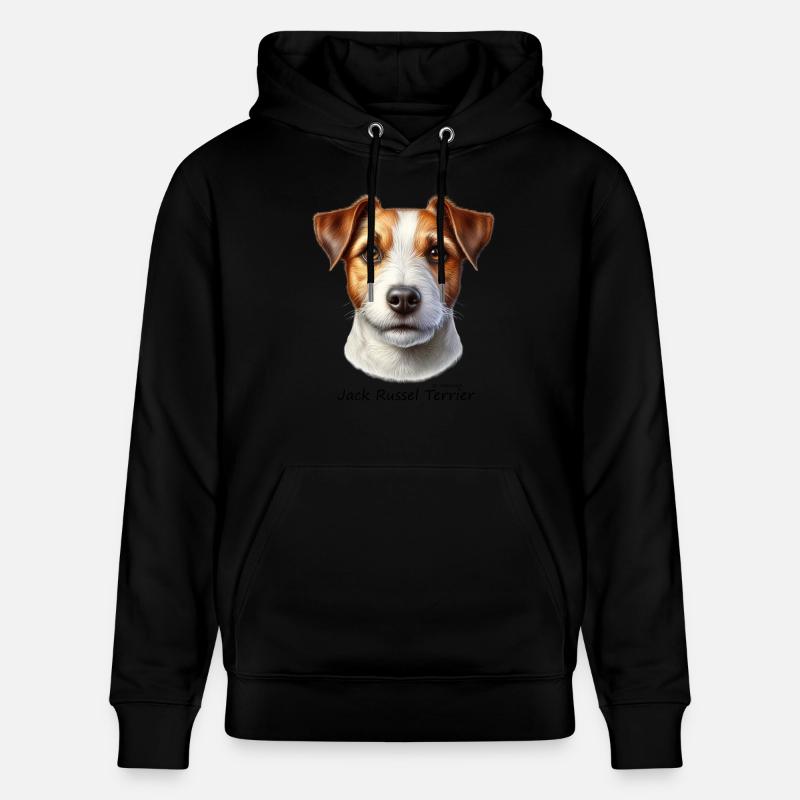 Jack Russel Terrier - Sweat à capuche bio CRUISER Stanley/Stella Unisexe - noir