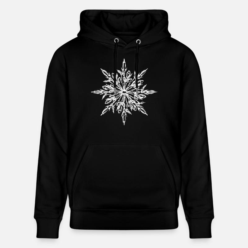 Eiskristall - Stanley/Stella Unisex Bio-Hoodie CRUISER - Schwarz