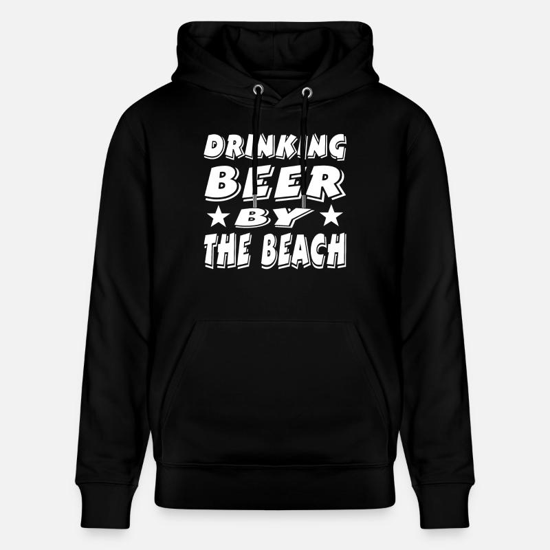 Bière - Sweat à capuche bio CRUISER Stanley/Stella Unisexe - noir