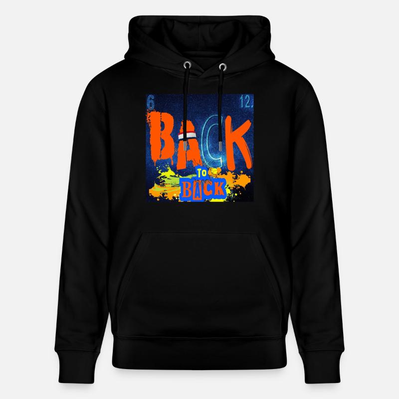 BACK to back CHEMISTRY - Sweat à capuche bio CRUISER Stanley/Stella Unisexe - noir