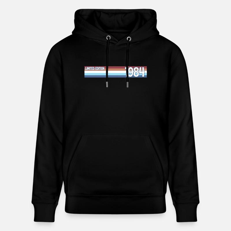 rétro 1984 limited edition - Sweat à capuche bio CRUISER Stanley/Stella Unisexe - noir