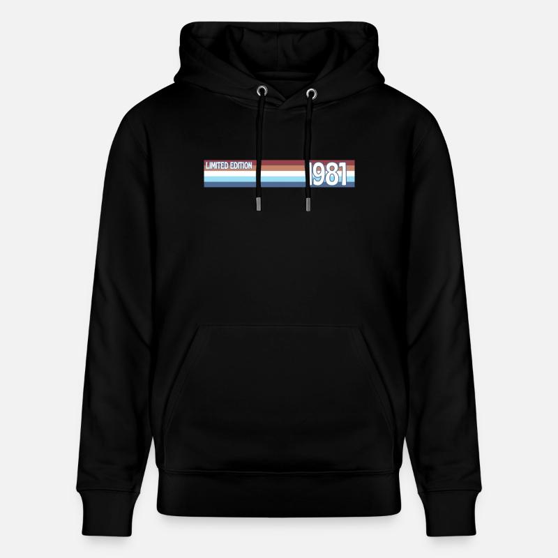 rétro 1981 limited edition - Sweat à capuche bio CRUISER Stanley/Stella Unisexe - noir