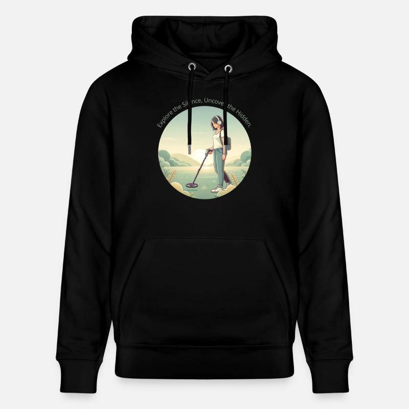Ma passion la détection - Sweat à capuche bio CRUISER Stanley/Stella Unisexe - noir