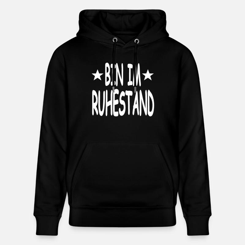 Ruhestand - Stanley/Stella Unisex Bio-Hoodie CRUISER - Schwarz