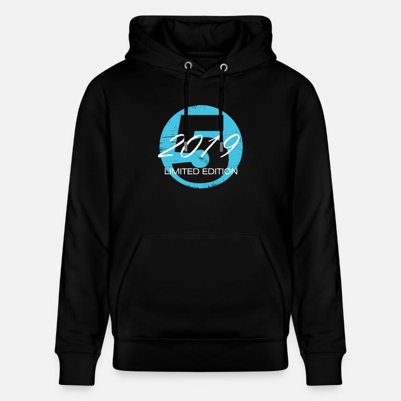 Edition limitée 5 ans d’âge - Sweat à capuche bio CRUISER Stanley/Stella Unisexe - noir