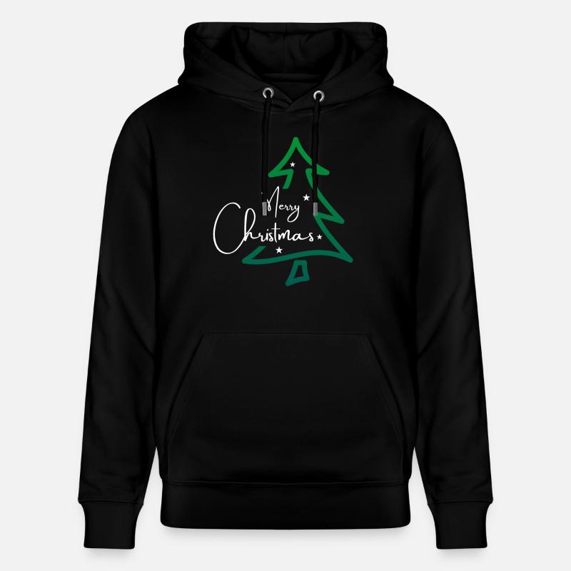 Joyeux sapin de Noël - Sweat à capuche bio CRUISER Stanley/Stella Unisexe - noir
