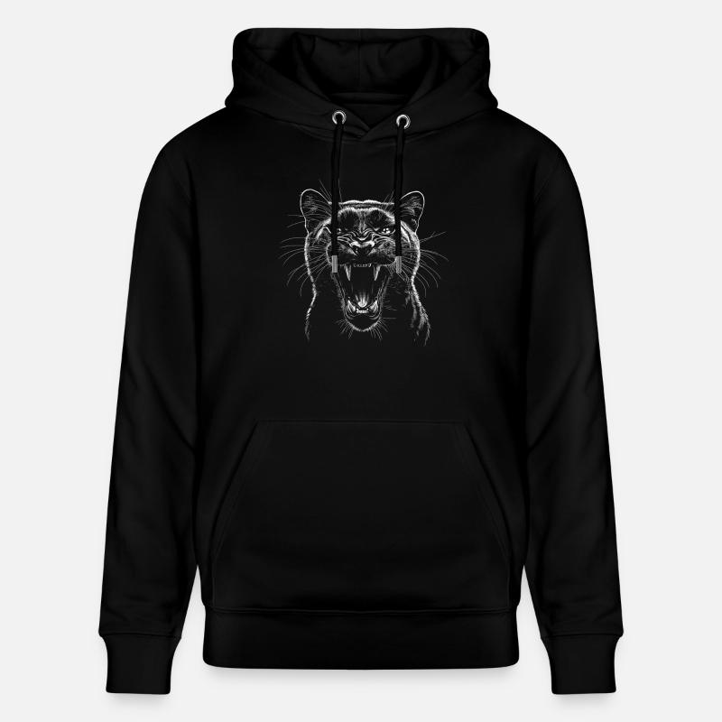 Panthère noire - Sweat à capuche bio CRUISER Stanley/Stella Unisexe - noir