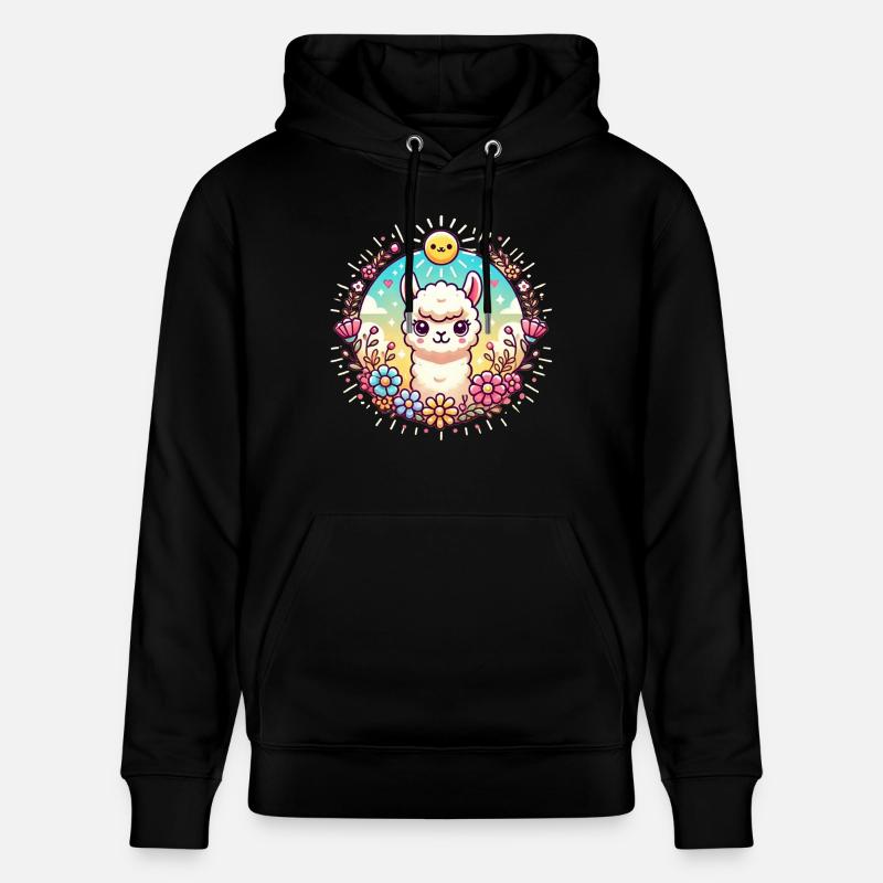 Alpaka2 - Stanley/Stella Unisex Bio-Hoodie CRUISER  - Schwarz