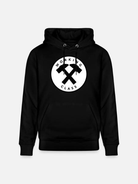 Working Class - Stanley/Stella CRUISER Unisex Organic Hoodie - black