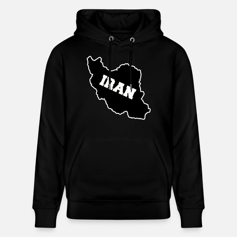 Iran - Sweat à capuche bio CRUISER Stanley/Stella Unisexe - noir