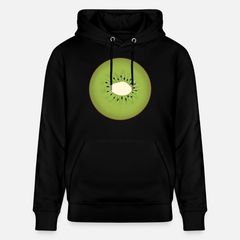 Tranche de kiwi - Sweat à capuche bio CRUISER Stanley/Stella Unisexe - noir