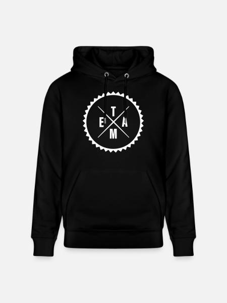 Team Circle - Stanley/Stella CRUISER Unisex Organic Hoodie - black
