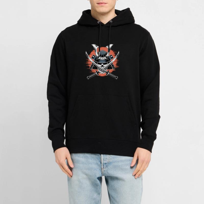 Japanischer Samurai-Krieger Stanley/Stella Unisex Bio-Hoodie CRUISER 