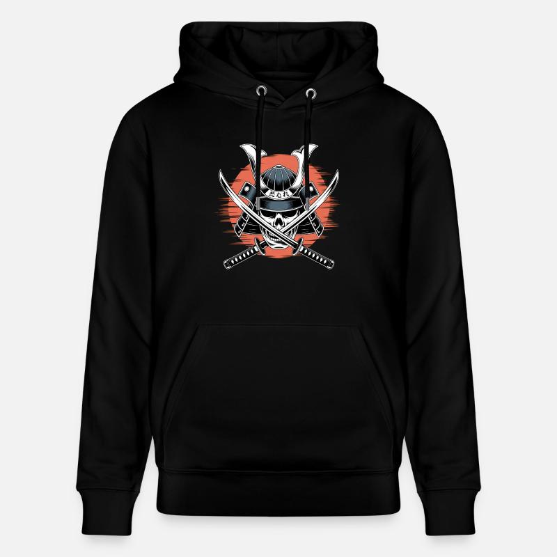Guerrier samouraï japonais - Sweat à capuche bio CRUISER Stanley/Stella Unisexe - noir