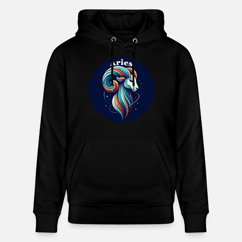 Widder Widder bunt - Stanley/Stella Unisex Bio-Hoodie CRUISER - Schwarz