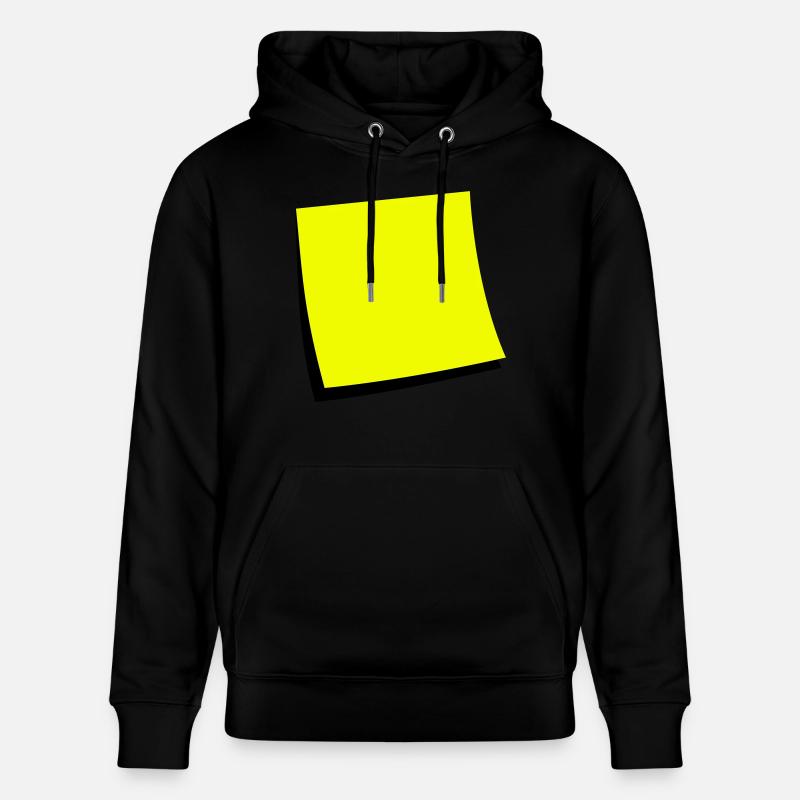 sticky note - add text - Stanley/Stella Unisex Bio-Hoodie CRUISER  - Schwarz