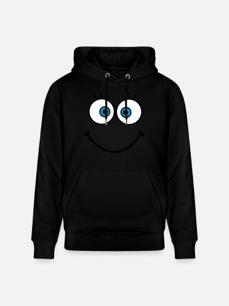 gesicht - Stanley/Stella Unisex Bio-Hoodie CRUISER  - Schwarz
