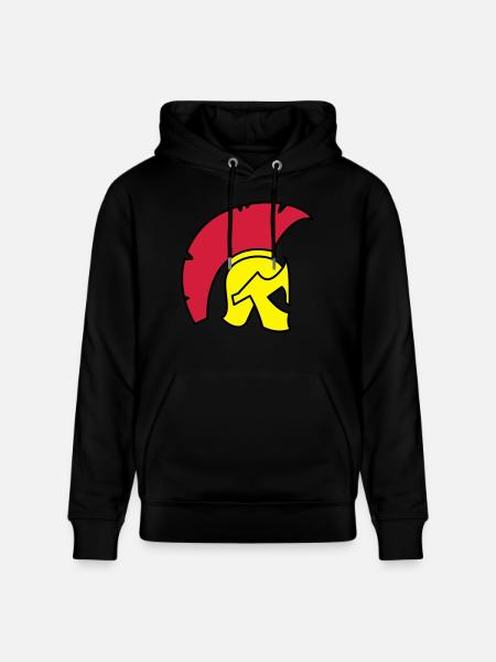 Spartan Helmet - Stanley/Stella CRUISER Unisex Organic Hoodie - black